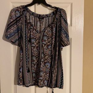 Cute multi colored top